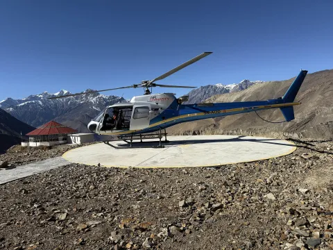 Helicopter To Everest View Hotel