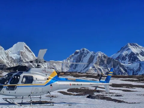 Gorakshep To Kathmandu Helicopter Flight