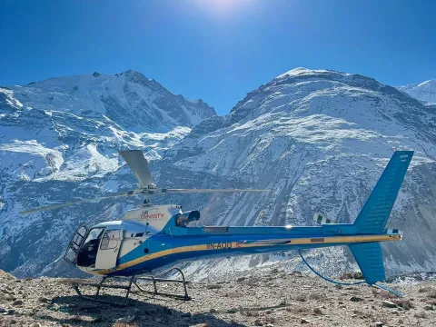 How Helicopter Flights Are Planned in the Himalayas
