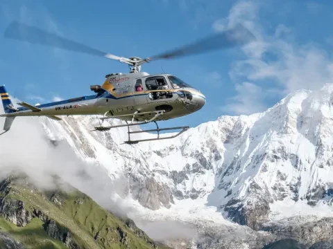 Explore the Annapurna Region with Private Helicopter Charter Flights in Nepal
