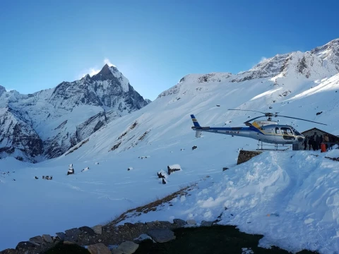 What to Expect on an Annapurna Base Camp Helicopter Tour in Nepal